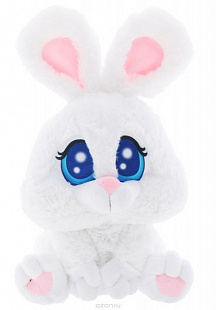 Мягкая игрушка-антистресс СмолТойс Зайчонок Тишка 1657/БЕЛ/25