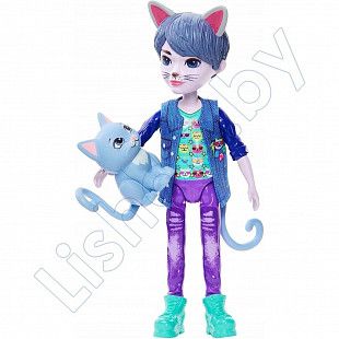 Кукла Enchantimals Котик Коул и питомец Коготь (HNT59)