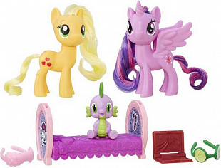 Кукла My Little Pony Твайлайт Спаркл и Эпплджек (B9850 B9160)