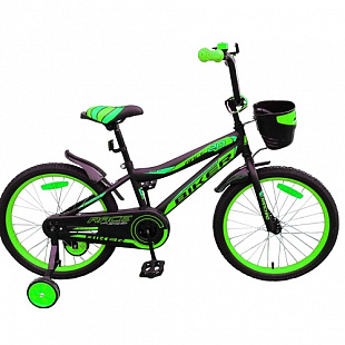Велосипед Favorit Biker 20" (2019) Black/Green BIK-20GN