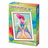 Плетение нитками по гвоздикам Десятое Королевство Принцесса модница 03684