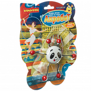 Игрушка Bondibon Чудики Сползает по стеклу Акробат Панда ВВ4282