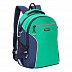 Школьный рюкзак GRIZZLY RB-963-1 green/dark blue