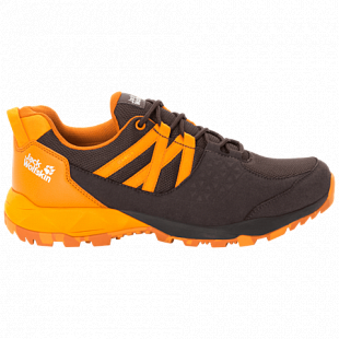 Полуботинки мужские Jack Wolfskin Cascade Hike Texapore Low M espresso / orange