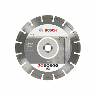 Алмазный круг Bosch по бетону 230х22 мм 2608600735