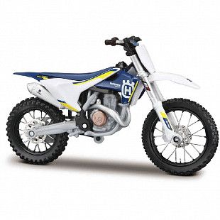 Масштабная модель мотоцикла Maisto 1:18 Husqvarna FC 450 (39300 20-16909) Blue/White НОВОЕ ПОСТУПЛЕНИЕ