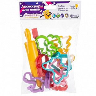 Набор для лепки Genio Kids "Аксессуары для лепки" LEP10
