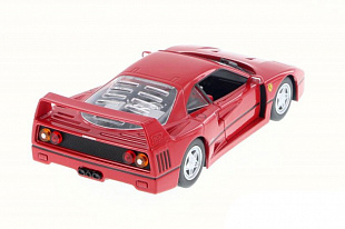 Коллекционная машина Bburago 1:24 Race And Play F40 (18-26016) red