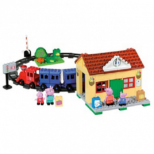 Конструктор BIG toys Peppa Pig Ж/д станция (800057079)