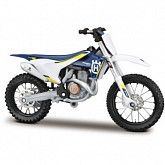Масштабная модель мотоцикла Maisto 1:18 Husqvarna FC 450 (39300 20-16909) Blue/White НОВОЕ ПОСТУПЛЕНИЕ