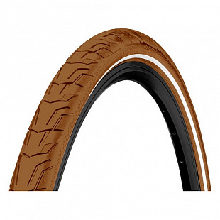 Велопокрышка Continental RIDE City 28x1 (37-622) Reflex 101604 brown