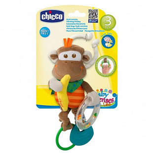 Игрушка-погремушка Chicco Обезьянка 00000907000000