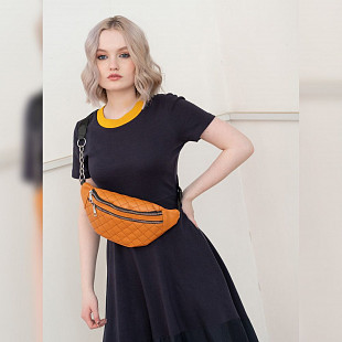 Поясная сумка женская Ors Oro OPS-0159 terracotta