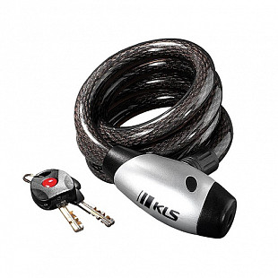 Замок велосипедный Kellys с подсветкой Cable Lock KLS Hardcoil 80см