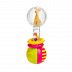 Погремушка Canpol babies BALLS с жирафом 0м+ (2/457) yellow