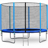 Батут Atlas Sport 183 с внешней сеткой и лестницей