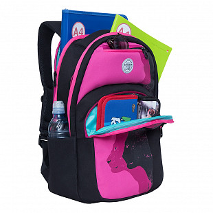 Рюкзак городской GRIZZLY RX-114-2 /1 black/pink