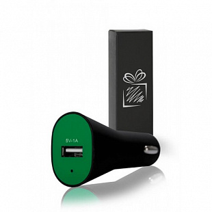 Автомобильное зарядное устройство Colorissimo Rybby PC40GR Green