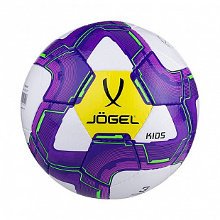 Мяч футбольный Jogel Kids №3 violet/white/yellow