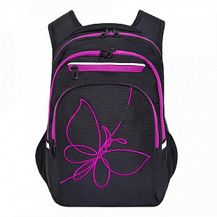 Рюкзак школьный GRIZZLY RG-161-2 /3 black/violet