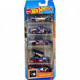 Набор машинок Hot Wheels HW Race Team 5 шт. (1806 HFV87)