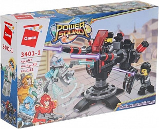 Конструктор Qman Powersquad Лазерная пушка тьмы 3401-1