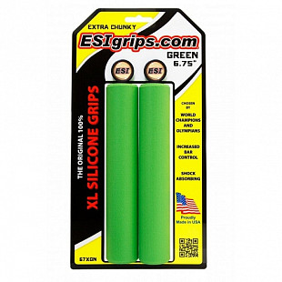 Грипсы ESI Extra Chunky XL 6,75" 67XGN Green