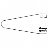 Комплект SKS U-стоек для VELO55 KIDS 11166