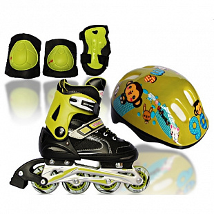 Комплект роликовых коньков Amigo Combo Set pistachio