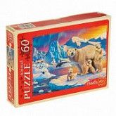 Пазлы Рыжий Кот Белые медведи П60-5913