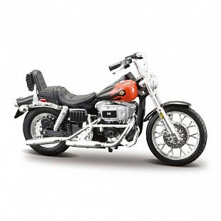 Масштабная модель мотоцикла Maisto 1:24 Harley-Davidson 1980 FXWG Wide Glide (35094)