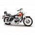 Масштабная модель мотоцикла Maisto 1:24 Harley-Davidson 1980 FXWG Wide Glide (35094)