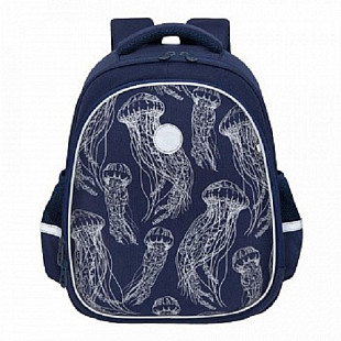 Рюкзак школьный GRIZZLY RAz-086-9 /2 dark blue