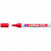 Маркер перманентный лаковый Edding 750 2-4 мм red