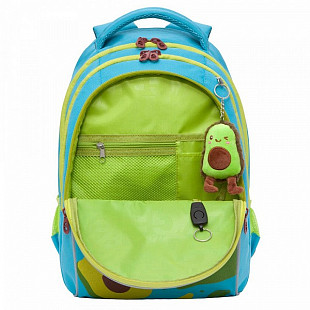 Рюкзак школьный GRIZZLY RG-168-1 /2 light blue
