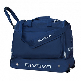 Спортивная дорожная сумка Givova на колесиках Troller Freccia Blu B020