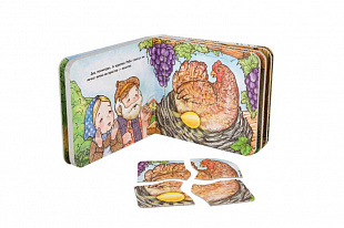 Книжка-игрушка Step Puzzle Любимые герои Курочка Ряба 93240
