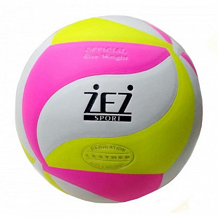 Мяч волейбольный Zez Sport BZ-1903 р-р 4 white\pink\green