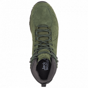 Ботинки мужские Jack Wolfskin Cascade Hike Lt Texapore Mid M dark moss / phantom
