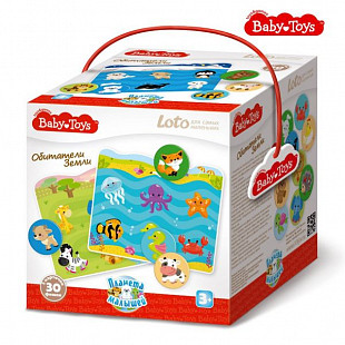 Лото для самых маленьких Десятое Королевство Обитатели Земли 02524