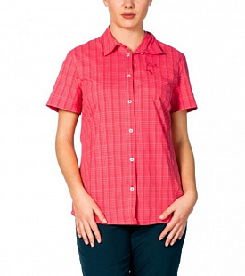 Рубашка женская Jack Wolfskin Centaura Stretch Vent Shirt W red