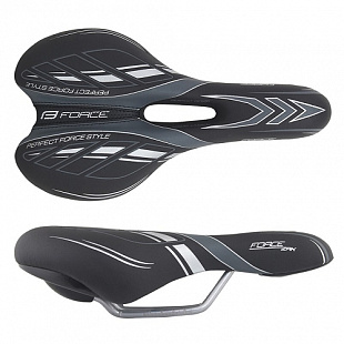 Велоседло мужское Force ZAK 20170 black/grey