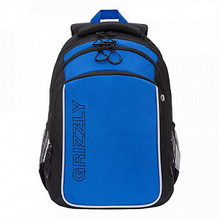 Рюкзак школьный GRIZZLY RB-152-1 /2 black/blue