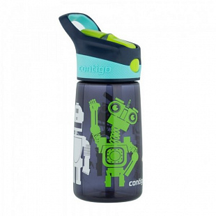 Бутылка для воды Contigo Striker Navy Blue Robots 1000-0347