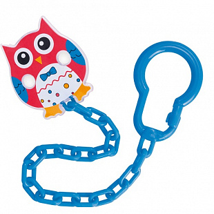 Прищепка для пустышки Canpol babies Совы 10/876 Blue/Red