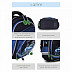 Рюкзак школьный GRIZZLY RAz-187-10 /2 black/blue