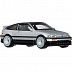 Машинка Hot Wheels Premium '88 Honda CRX (FPY86 JKF13)