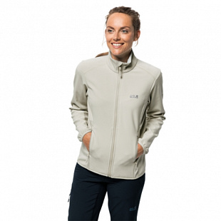 Куртка женская Jack Wolfskin Essential Track Women white sand