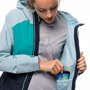 Куртка женская Jack Wolfskin Mount Isa Jacket W stratosphere