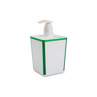 Диспенсер Berossi Spacy green/transparent АС20211000